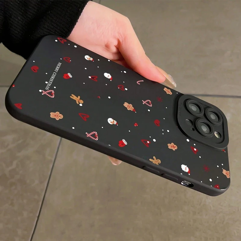 Funda de teléfono con precisión de borde recto y orificio para iPhone 17 Pro Max, fundas para iPhone 16 15 14 13 12 11 XS X XR 7 8 Plus 16E 17Air - imagen 3