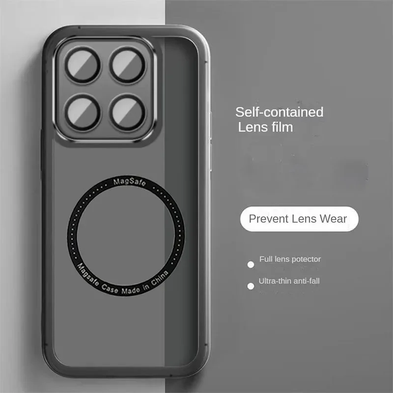 Para Xiaomi 15T Pro película protectora de cámara funda de teléfono para Xiaomi 15T Pro silicona suave carga inalámbrica cubierta a prueba de golpes parachoques - imagen 4