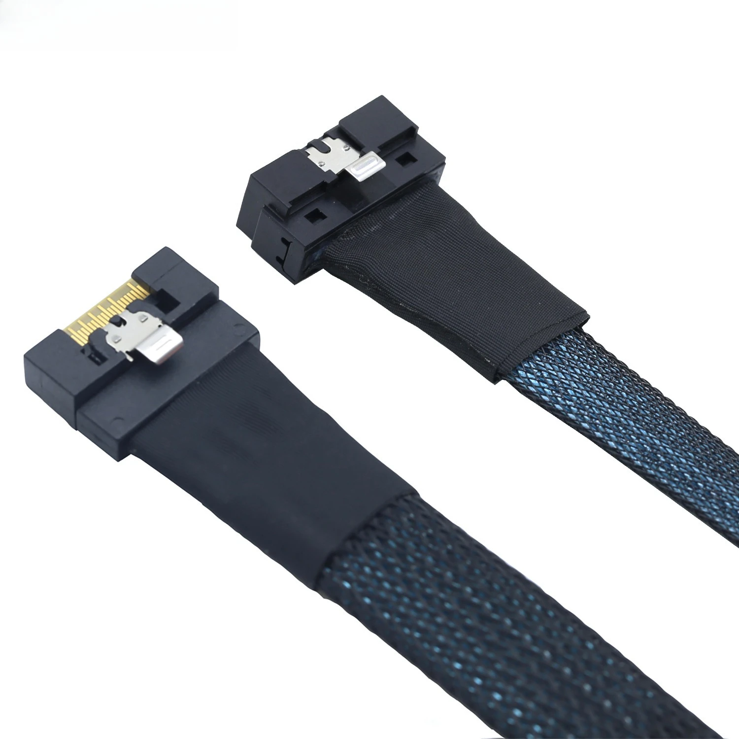 PCI-E Slim SAS LP Low Profile SFF-8654 8I Anti-skew Plug 8654 8X Cable Length Optional 0.5M 0.8M 1M - imagen 2