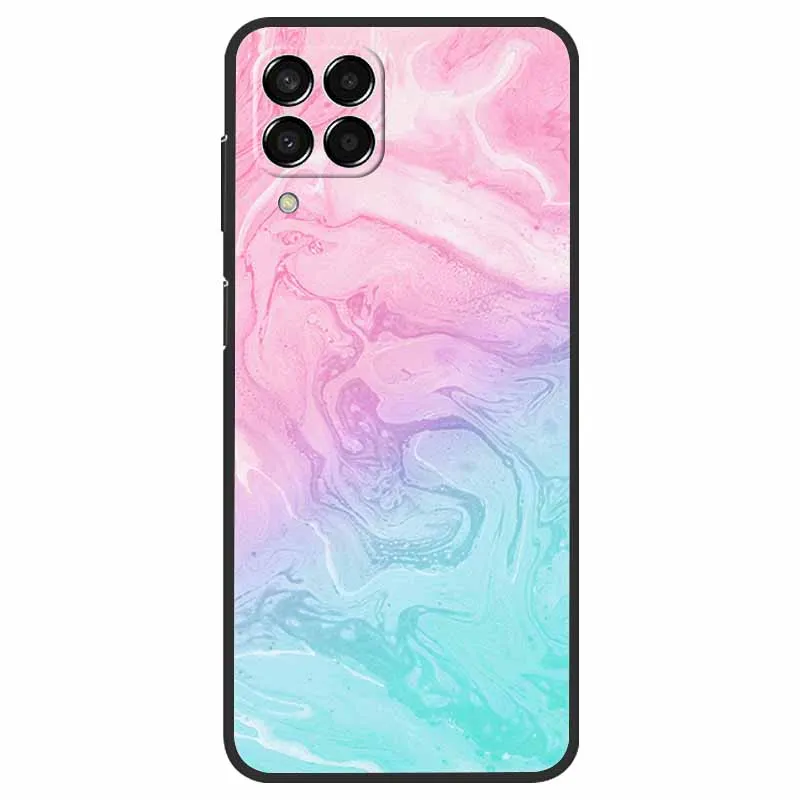Para Samsung Galaxy M33/M53 funda trasera de silicona suave de mármol para Samsung M53 2022 Fundas funda M 33 53 5G funda de teléfono Coque - imagen 3