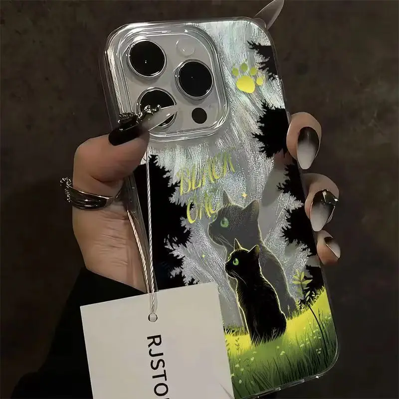 Funda de teléfono IMD con bonito dibujo de flor del bosque para Xiaomi Redmi Note 14 13 12 Pro Plus 5G 12S 11 Redmi 13 12 14C 13C - imagen 2