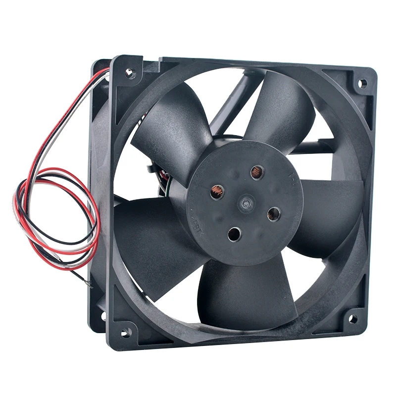 12038VA-48R-EL 12cm 120mm ventilador 120x120x38mm DC48V 0.90A ventilador de flujo axial de doble rodamiento de bolas ventilador de refrigeración para convertidor de frecuencia - imagen 2