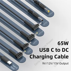 Cargador USB-C PD 9V/12V/15V universal para router, cámara y tableta