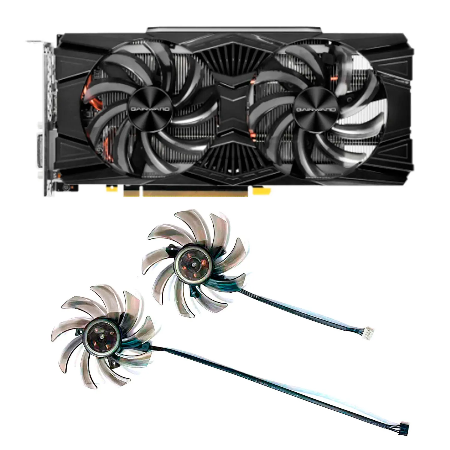 Adecuado para radiador de tarjeta gráfica Gainward Geforce RTX 2060 2060S 2070 SUPER ghost 85mm GA91S2U FDC10H12S9-C RTX2070 ventilador GPU