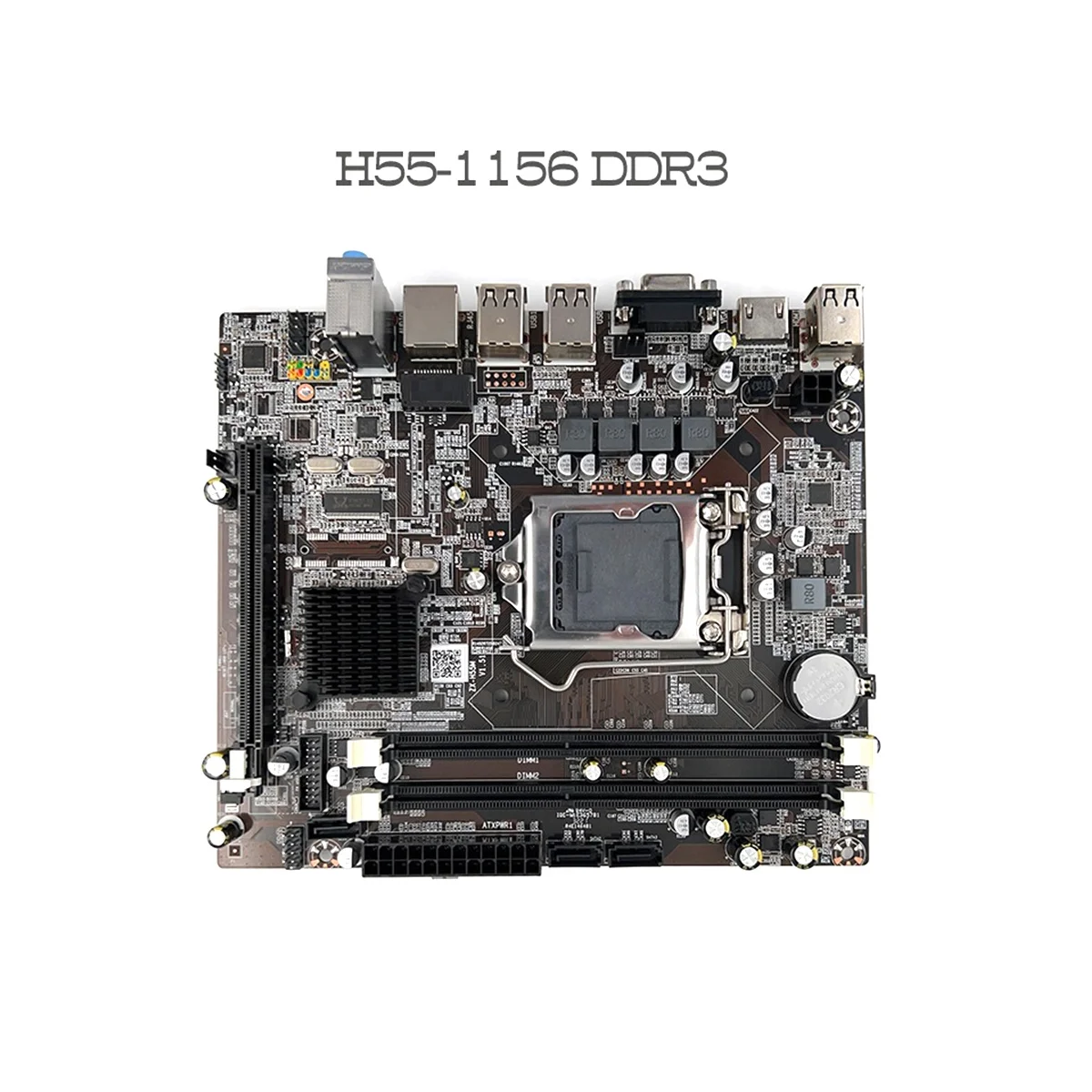 Placa base H55 LGA1156 compatible con I3 530 I5 760 Series CPU DDR3, memoria de ordenador de escritorio, placa base con CPU I5 650 - imagen 4