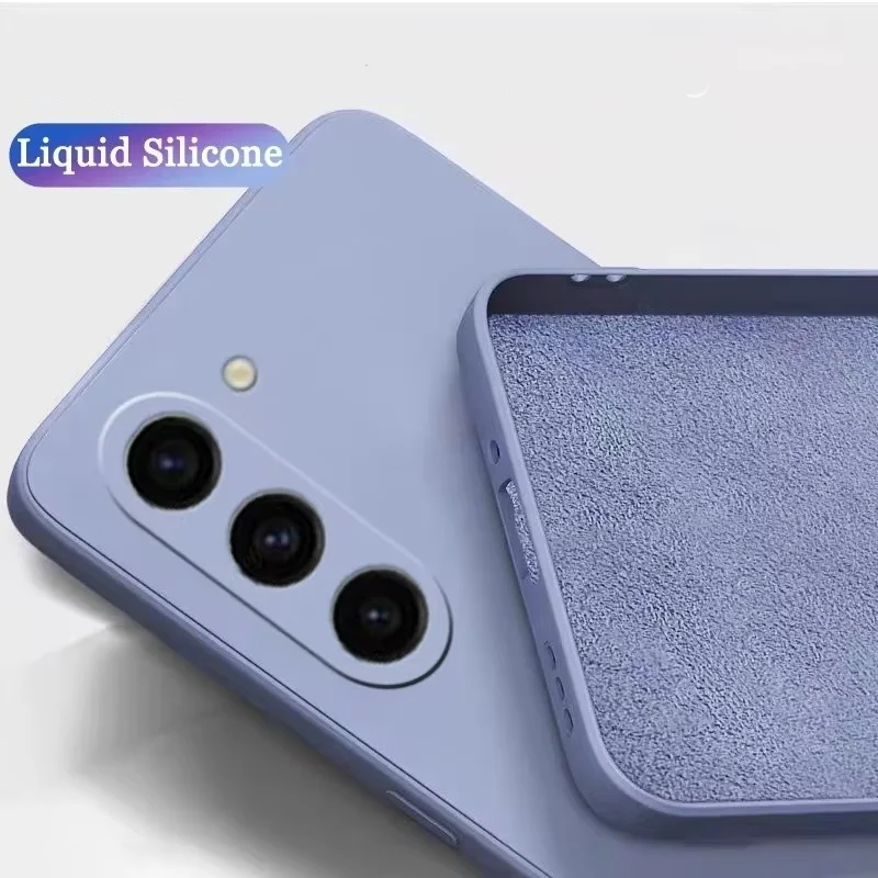 Para Samsung A15 funda Samsung Galaxy A15 Capas teléfono parachoques trasero Original silicona líquida suave TPU Fundas Samsung A15 A 15 - imagen 3
