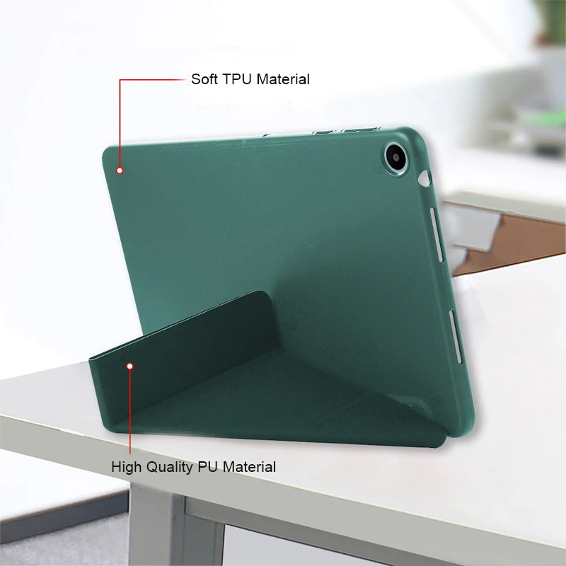 Funda para Samsung Galaxy Tab S10 lite 10,9 Funda Galaxy tab S9 FE 10,9 A8 10,5 A9 A11 plus 11, Funda para tableta de 8,7 pulgadas de cuero inteligente - imagen 5