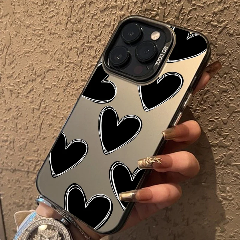 Funda de teléfono de lujo con forma de corazón de amor para OPPO Reno 6 6Pro 7 7Pro 7Z 8T 10 11 11F 12 12F Pro Plus 5G, funda trasera mate a prueba de golpes - imagen 5