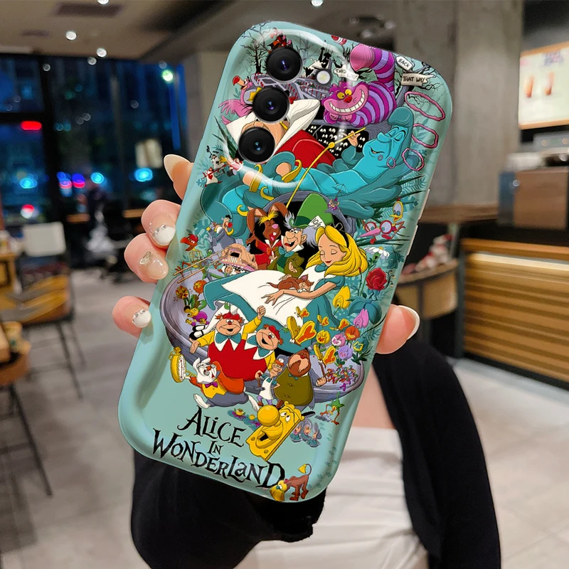 Funda de Alicia en el país de las maravillas para S21, S23, S24 Ultra Plus FE, A55, A35, A25, A05S, A54, A53, A52, A33, A32 - imagen 5