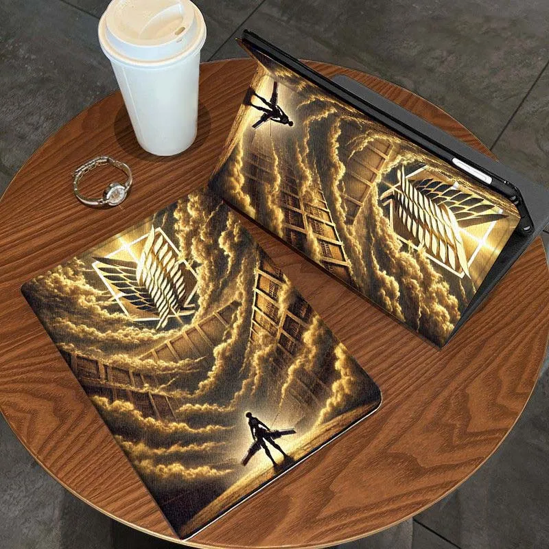 Attack on Titan Anime para Honor Tab Pad MagicPad Tablet 6 7 8 9 10 13 V7 V8 X8a X9a X9 X8 GT GT2 Pro funda para tableta - imagen 5