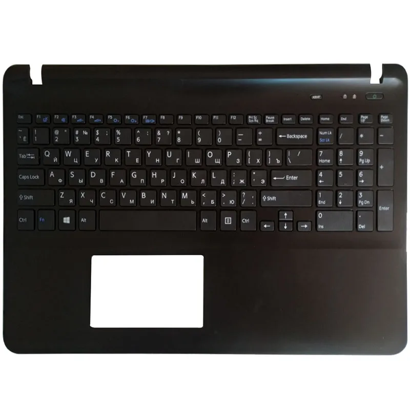 Teclado ruso para portátil, Cubierta superior con reposamanos, para SONY VAIO SVF152C29U SVF152C29W SVF152C29X SVF152A29L SVF152C29L RU - imagen 2