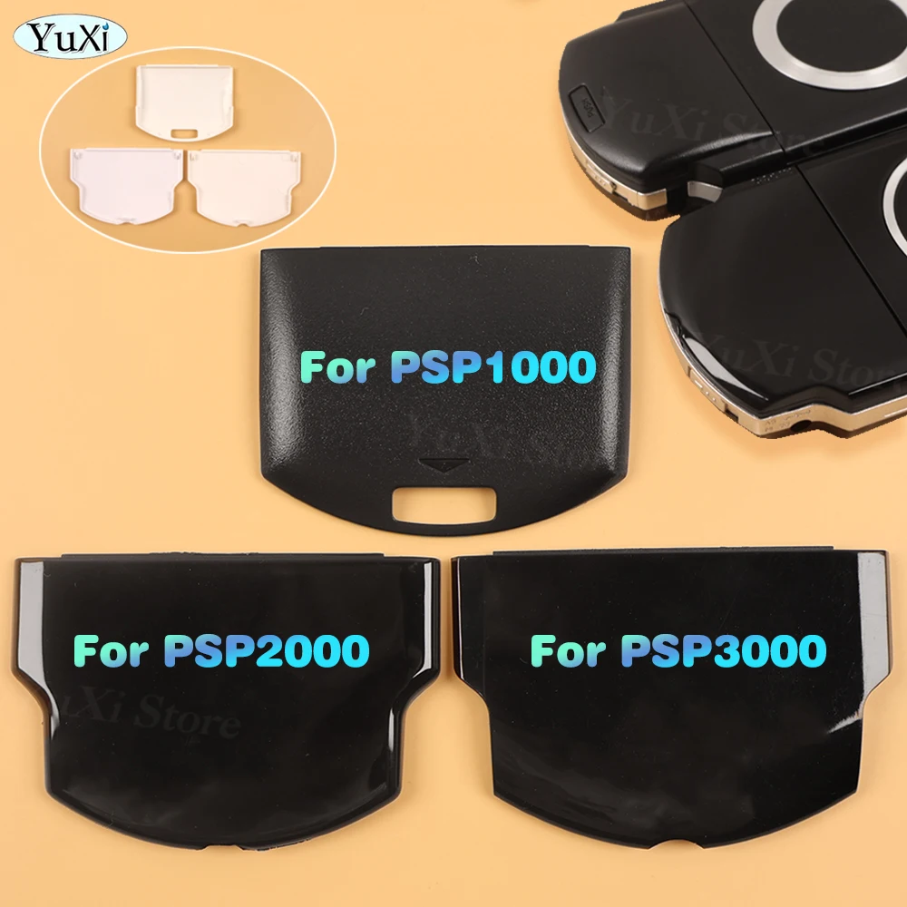 1 unidad para PSP 1000 2000 3000 cubierta trasera de batería tapa de puerta trasera de batería para PSP1006 3006 2000 reemplazo de carcasa protectora - imagen 2