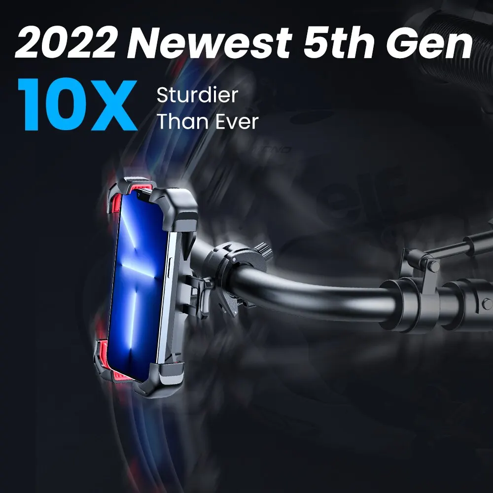 Joyroom-Soporte de teléfono para bicicleta, accesorio Universal de 360 a 7 pulgadas, a prueba de golpes, GPS Cli - imagen 2