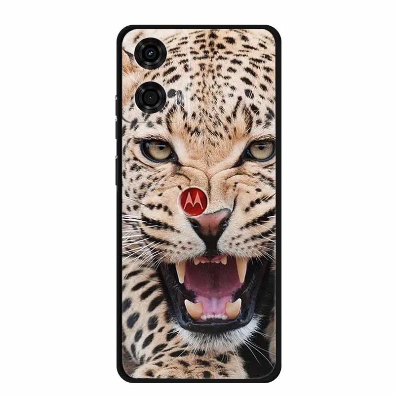 Para Motorola G Stylus 5G 2024 funda TPU animales fundas de teléfono de silicona suave para Moto G Stylus 5G 2024 Wolf funda protectora trasera - imagen 2