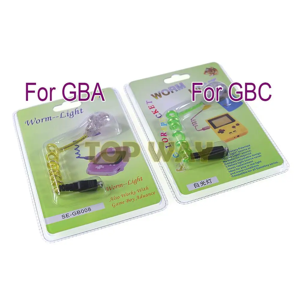 5 uds alta calidad nueva iluminación de gusano Flexible lámparas LED para consola Nintendo Gameboy GBA GBC GBP
