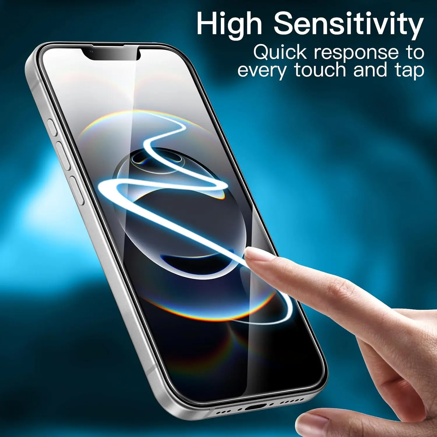 4-1 Uds cubierta completa de vidrio templado para iPhone 11 12 13 14 15 16 Pro Max 7 8 Plus 16E Protector de pantalla para iPhone X XR Xs Max - imagen 5