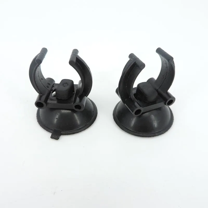 5 uds ventosas negras luces LED soporte de calefacción varillas Clip acuario pecera ventosa para tubo de línea de aire cable M - imagen 4