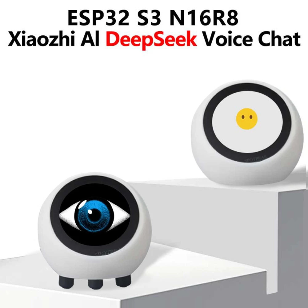DeepSeek XiaoZhi AI Chat de voz Robot ESP32-S3 pantalla LCD redonda de 1,28 pulgadas N16R8 Placa de desarrollo reloj de astronauta adorno de escritorio