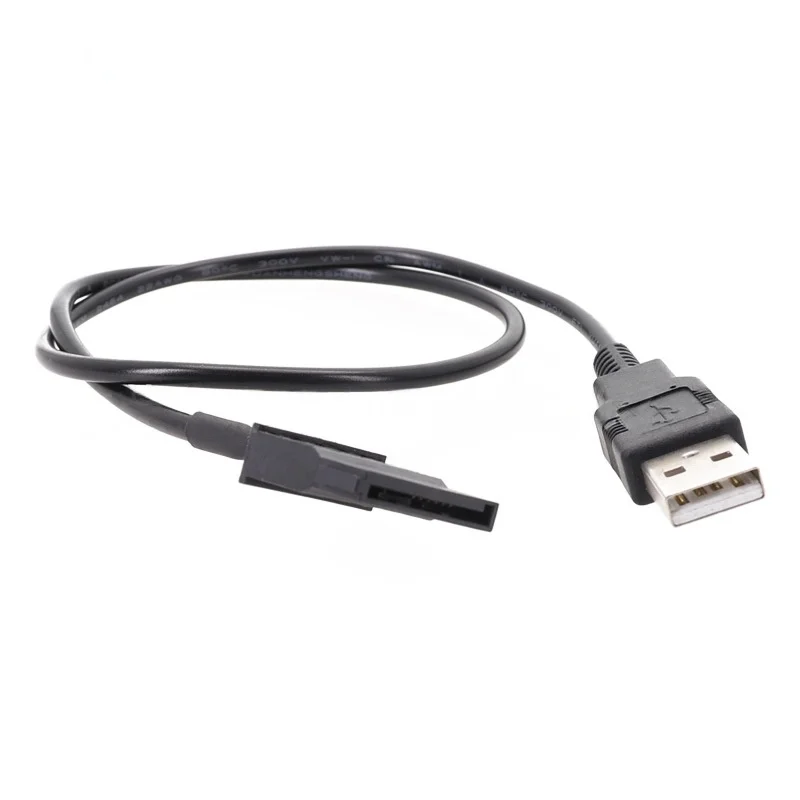 Cable de alimentación USB a SATA para ordenador portátil 2,5 "SATA HDD 50cm 22AWG USB2.0 5V macho a Sata 15 pines hembra Cable de alimentación convertidor - imagen 5