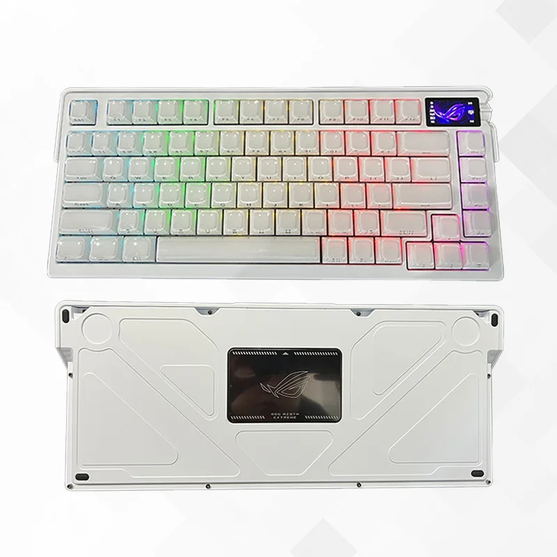 ROG Extreme 75% Teclado mecánico personalizado Anime Bluetooth con cable triple modo inalámbrico RGB Teclado mecánico para juegos Oficina - imagen 3