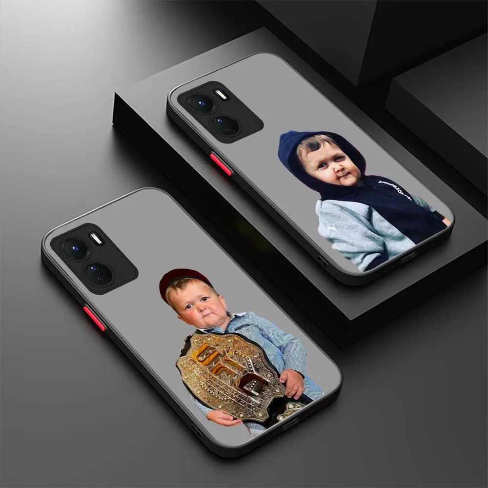 Funda bonita y divertida de Hasbulla Cqoue para VIVO, Y93, Y91, Y77, Y76, Y76S, Y75, Y73S, Y72, Y71, Y70S, Y67, Y53, Y52S, Y51, Y50, Y35, Y22S, Y21, Y20