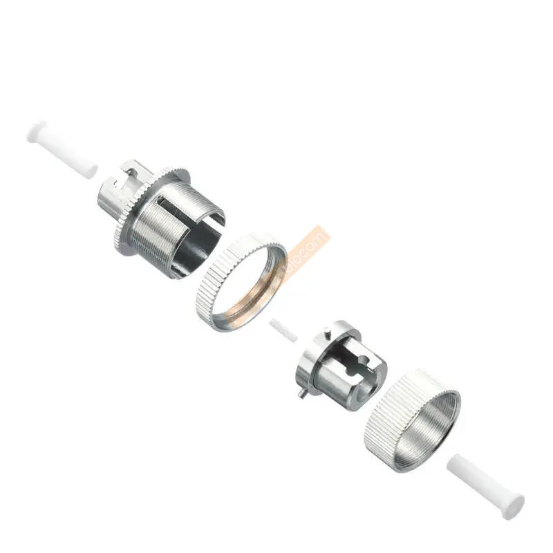 1 Uds nuevo LC hembra a LC macho atenuador de fibra ajustable 1 ~ 30d LC UPC adaptador atenuador de fibra óptica acoplador de conector de brida - imagen 2