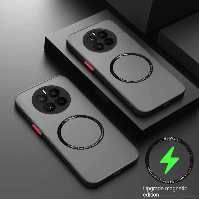 Funda dura de PC para OPPO Realme, carcasa trasera protectora magnética mate para OPPO Realme 12 Pro Plus - imagen 2