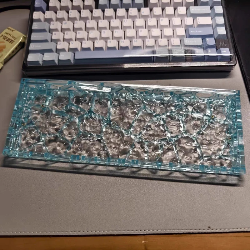 Spot Ww60/tf60 Color transparente hueco 60 teclas carcasa de teclado mecánico se puede personalizar Material de PC tecla completa intercambiable en caliente - imagen 4