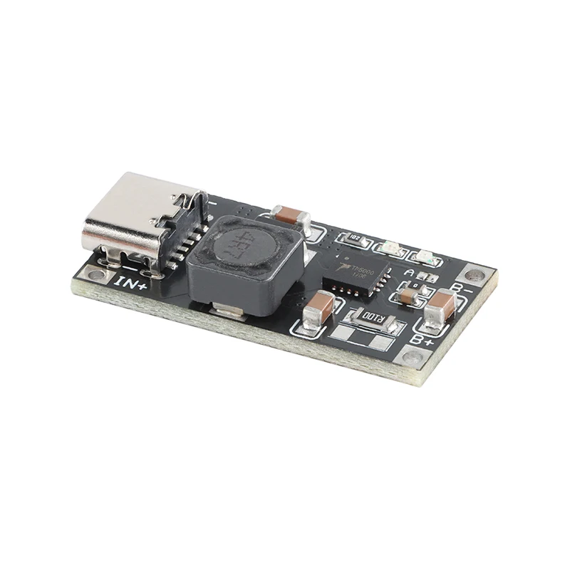 Placa de módulo de fuente de alimentación de gestión de carga TP5000, Compatible con 2A, 4,2 V, 8,4 V, baterías de litio individuales y dobles, TYPE-C, 5 uds./1 ud. - imagen 3