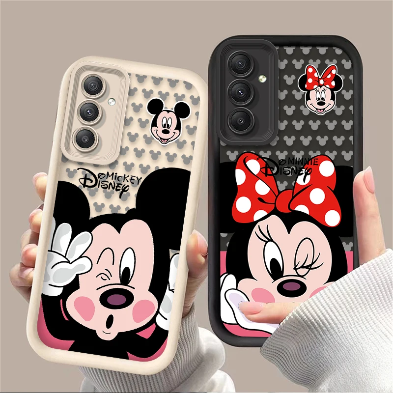 Funda de Mickey Minnie de Disney para Samsung Galaxy S25 S24 S23 Ultra S22 S21 Plus FE 5G A54 A34 A14 A73 A53 A33 5G funda de silicona suave - imagen 2