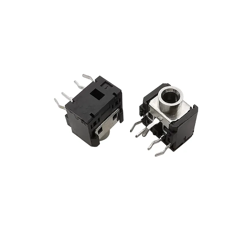 10 Uds PJ-306 conector Jack de 3,5mm hembra conector de auriculares de Audio estéreo TRS conectores de conector de Audio de 3,5mm negro - imagen 2