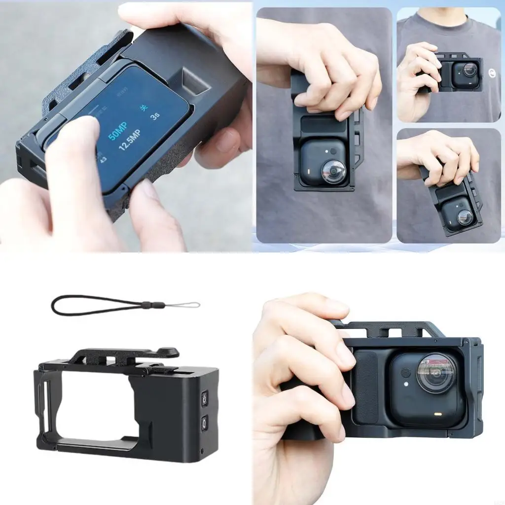 Empuñadura 462E, fácil viajar para cámara liberación ultrarrápida 360 Go, soporte montaje ligero