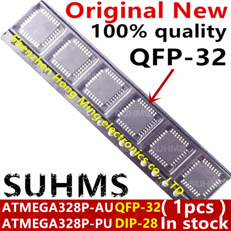 ATMEGA328P-AU/PU Microcontrolador AVR – QFP-32 y DIP-28 - imagen 3