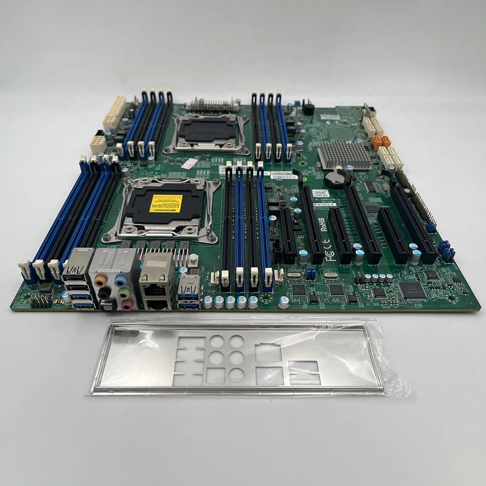Original Dual Socket R3 (LGA 2011) compatible con procesador Xeon E5-2600 v4/v3 placa base de estación de trabajo familiar X10DAX - imagen 2