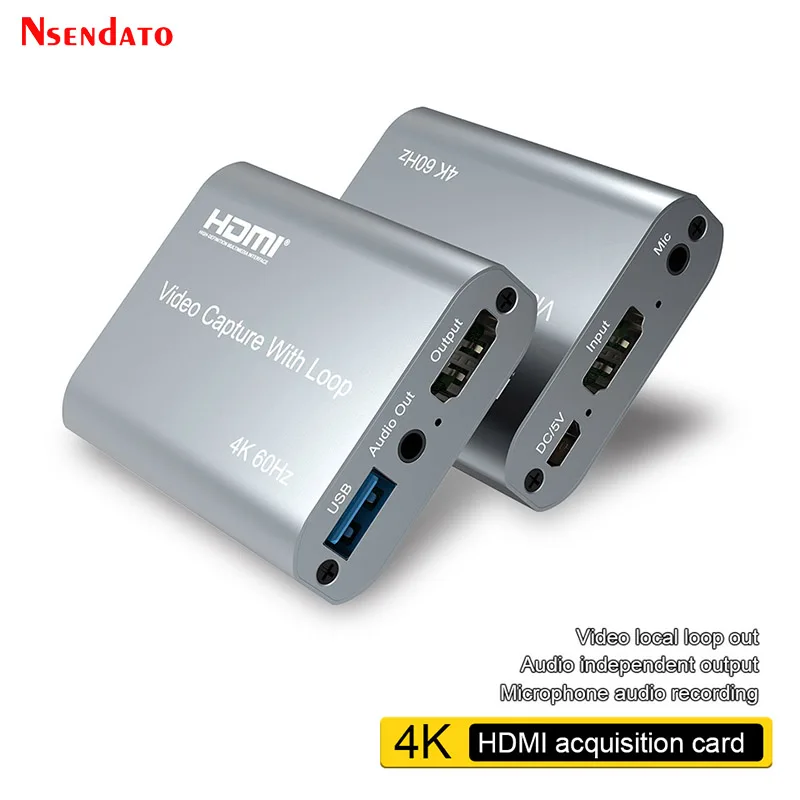 Tarjeta de captura de vídeo HDMI de 1080p, dispositivo de caja grabadora, cámara independiente, HDMI, VGA, YPbPr, tarjeta de captura de vídeo analógica VHS RCA para PS4 TV - imagen 2