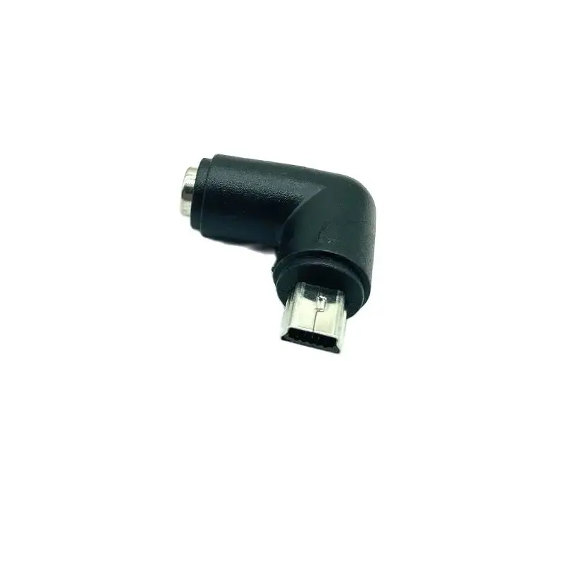 5V DC 5,5*2,1mm conector de alimentación USB tipo C-5.5mm * 2,1mm adaptador de conector de alimentación Mini USB DC doblado izquierdo - imagen 3