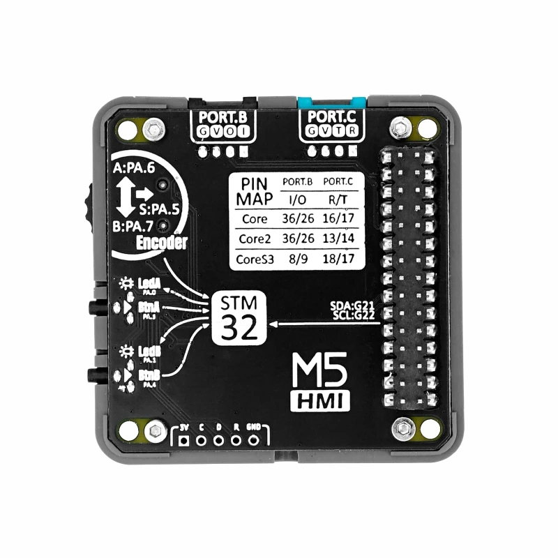 Módulo HMI oficial M5Stack con codificador y batería de 500 mAh (STM32F030) - imagen 3