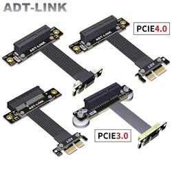 ADT-LINK Riser PCIe para extensión de tarjeta SSD y LAN