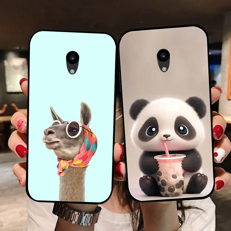 Para Xiaomi Qin F21 Pro funda moda Panda Fundas traseras de silicona suave para Qin F22 Pro funda de teléfono Qin 3 Ultra etui Fundas bolsas