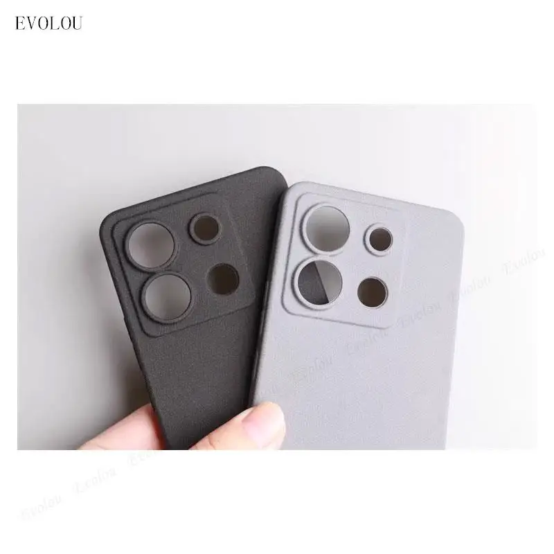 Funda de teléfono de TPU de piedra arenisca mate para Redmi Note 13 Pro Plus Note13 Pro, Protector de cámara ultrafino, funda suave de silicona a prueba de golpes - imagen 2