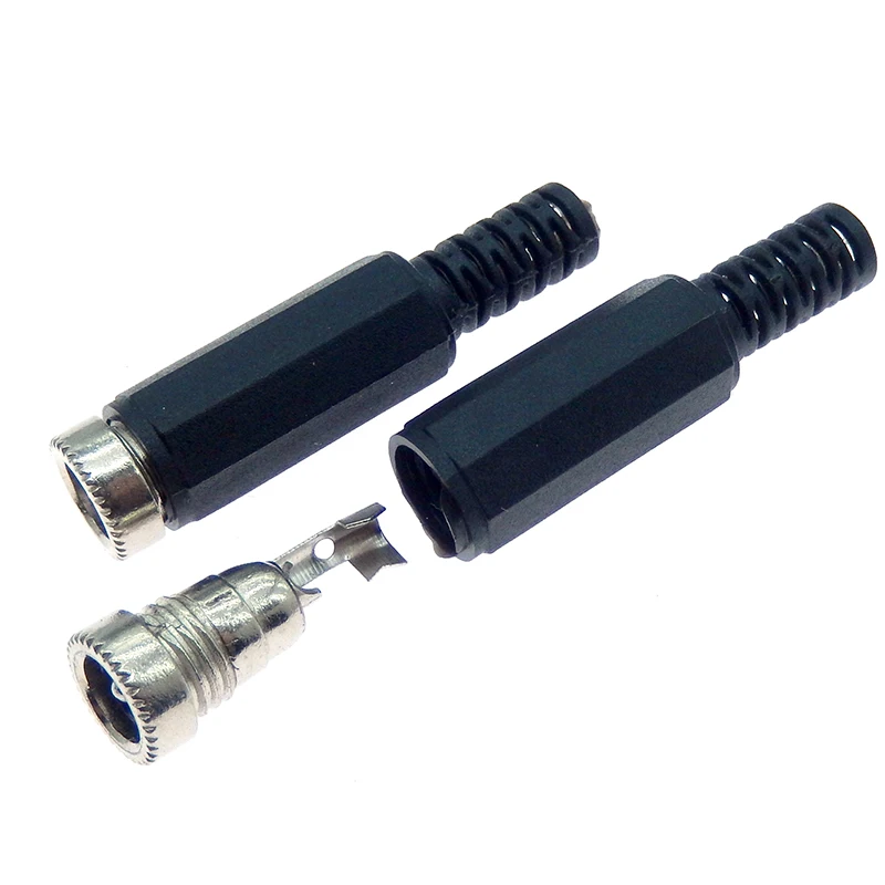 5 uds 2,1mm x 5,5mm/2,5mm x 5,5mm hembra DC toma de corriente adaptador de conector Jack - imagen 2