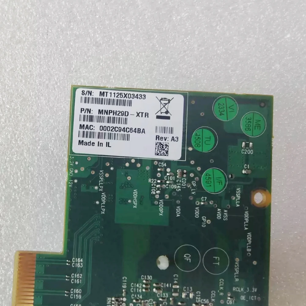 MNPH29D-XTR ConnectX-2 Tarjeta de fibra óptica de 10 Gigabit de doble puerto Win10 sin unidad - imagen 5