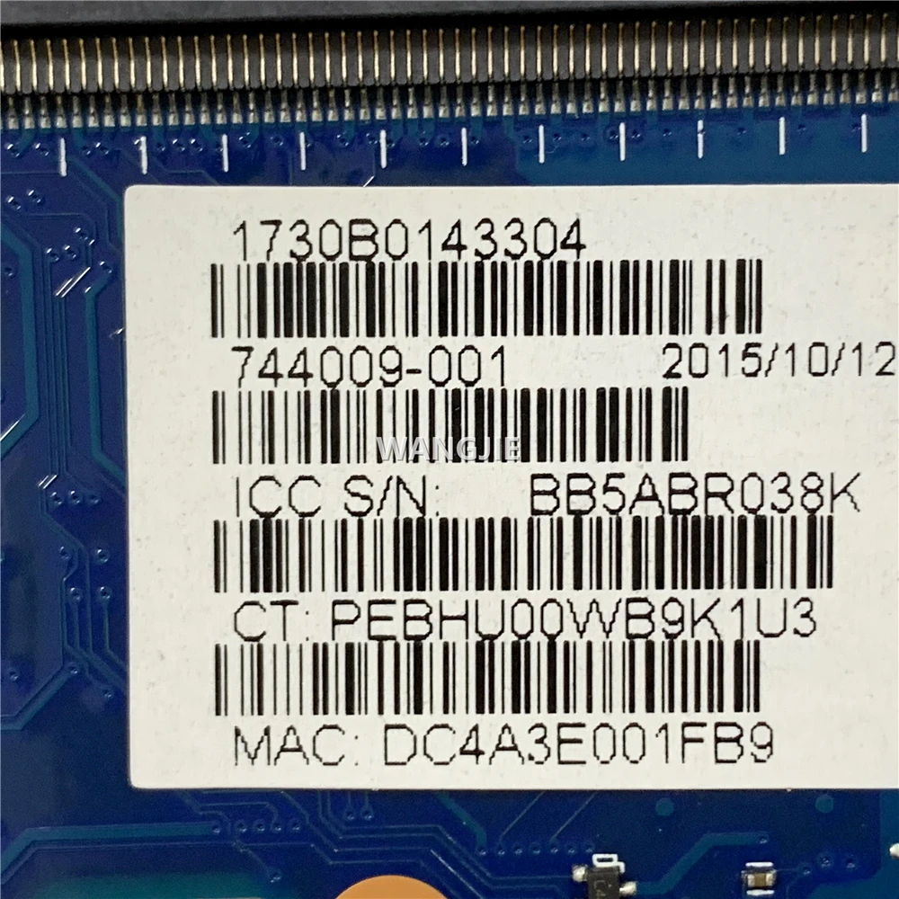 744009 -001 744009 -601 para la placa base del ordenador portátil HP ProBook 640 650 G1 6050A 2566302 -MB-A04 DDR3L HM87 - imagen 3