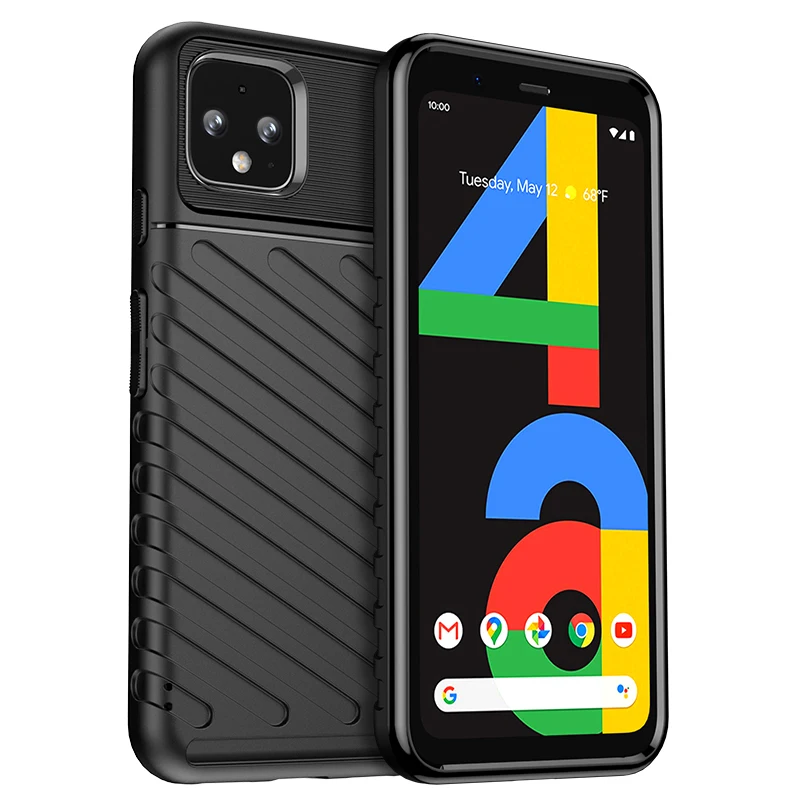 Funda de lujo a prueba de golpes, funda de silicona para teléfono para Google Pixel 4a 5G/Pixel 5/5XL - imagen 4