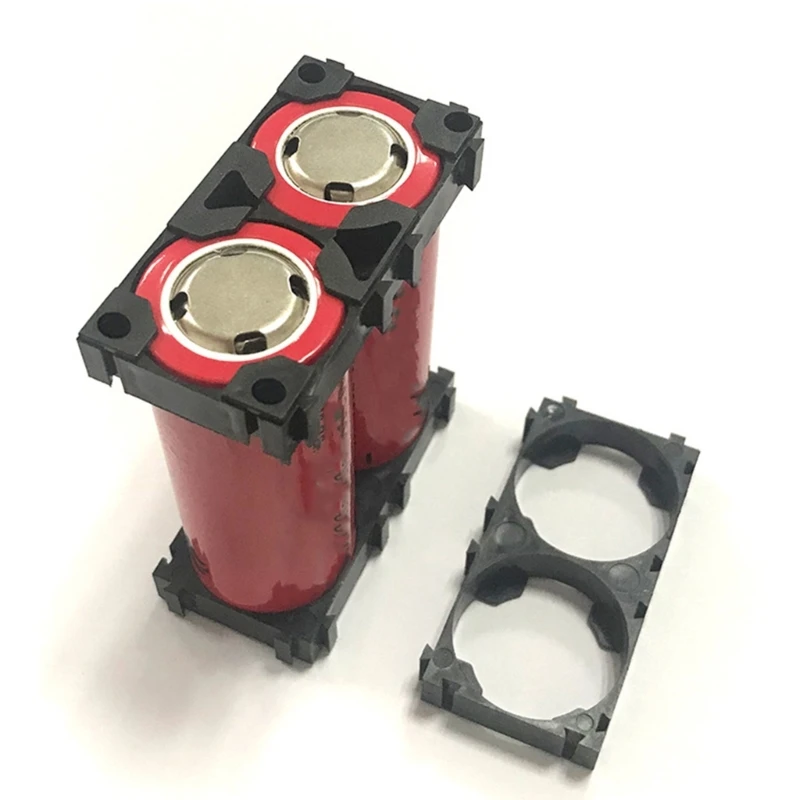 10 Uds 26650 soporte de batería batería de litio soporte de plástico soporte fijo DIY paquete de batería 26650 almacenamiento de batería 1x2 /1x3 - imagen 3