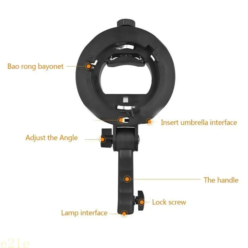 Soporte soporte flash tipo S E21E para equipos reflector estándar Speedlite Softbox - imagen 3