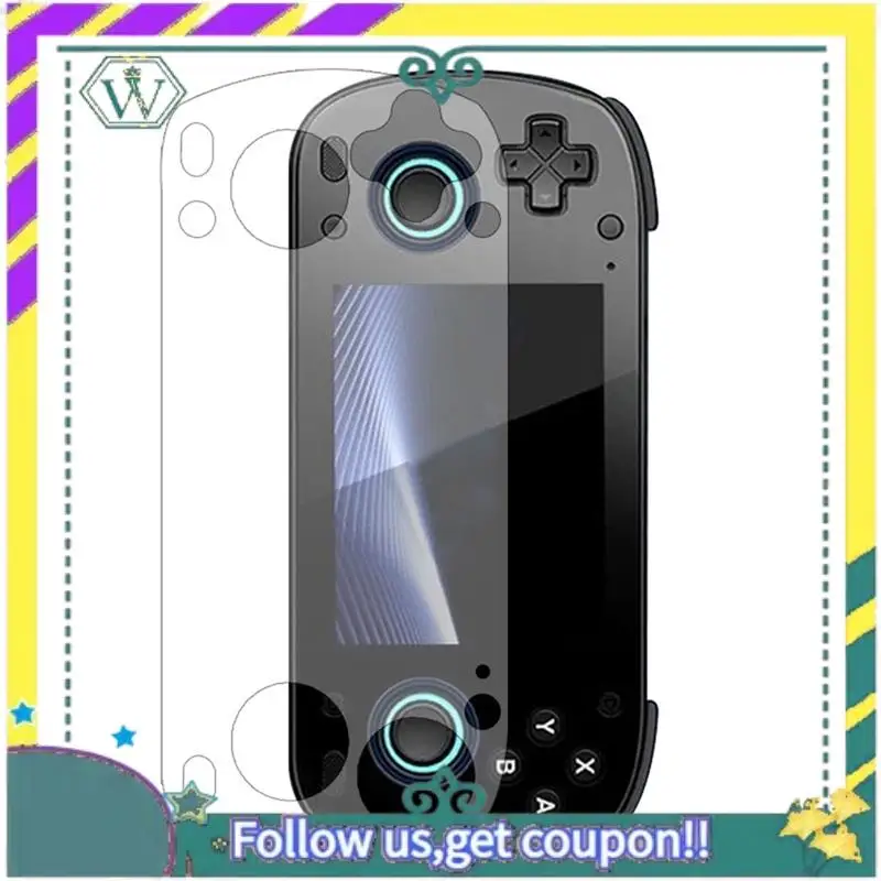 Protector de pantalla de consola de juegos A28Q para Mini películas protectoras de pantalla de vidrio templado Retroid Pocket - imagen 4