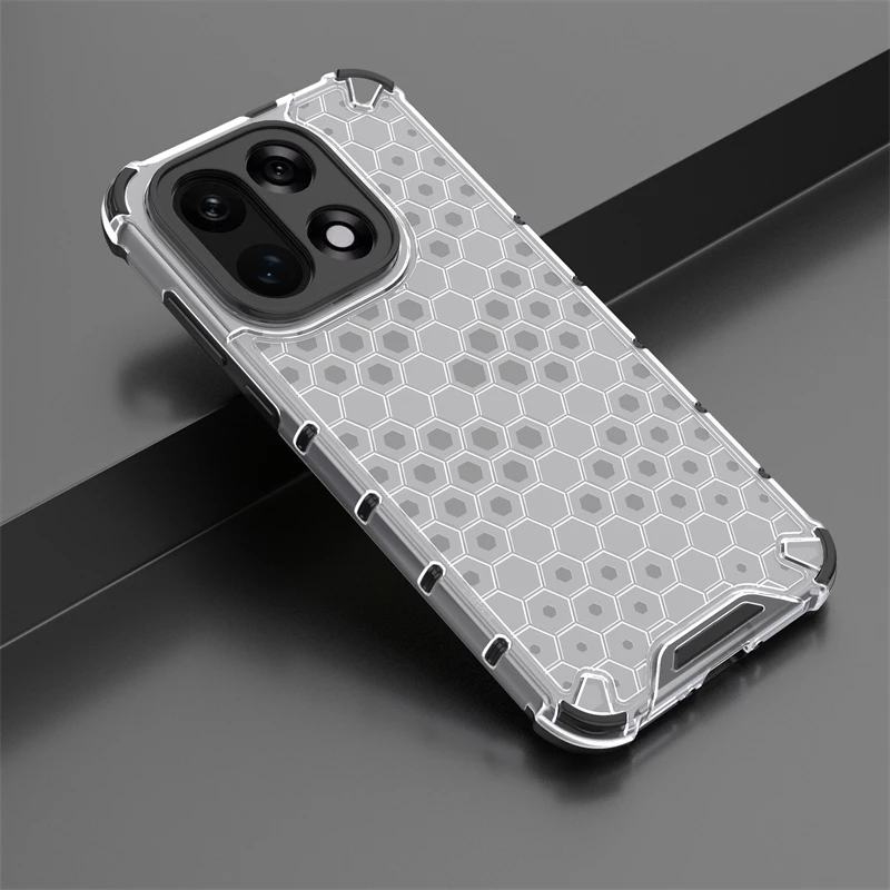 Funda de silicona a prueba de golpes con forma de panal para Oneplus 15, funda protectora translúcida de TPU para Oneplus 15, funda Oneplus 15 - imagen 4