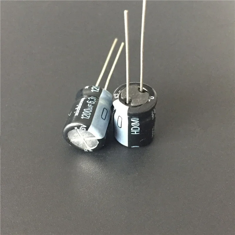 10 Uds 1200uF 6,3 V NICHICON HD serie 10x12,5mm impedancia extremadamente baja 6.3V1200uF condensador electrolítico de aluminio - imagen 2