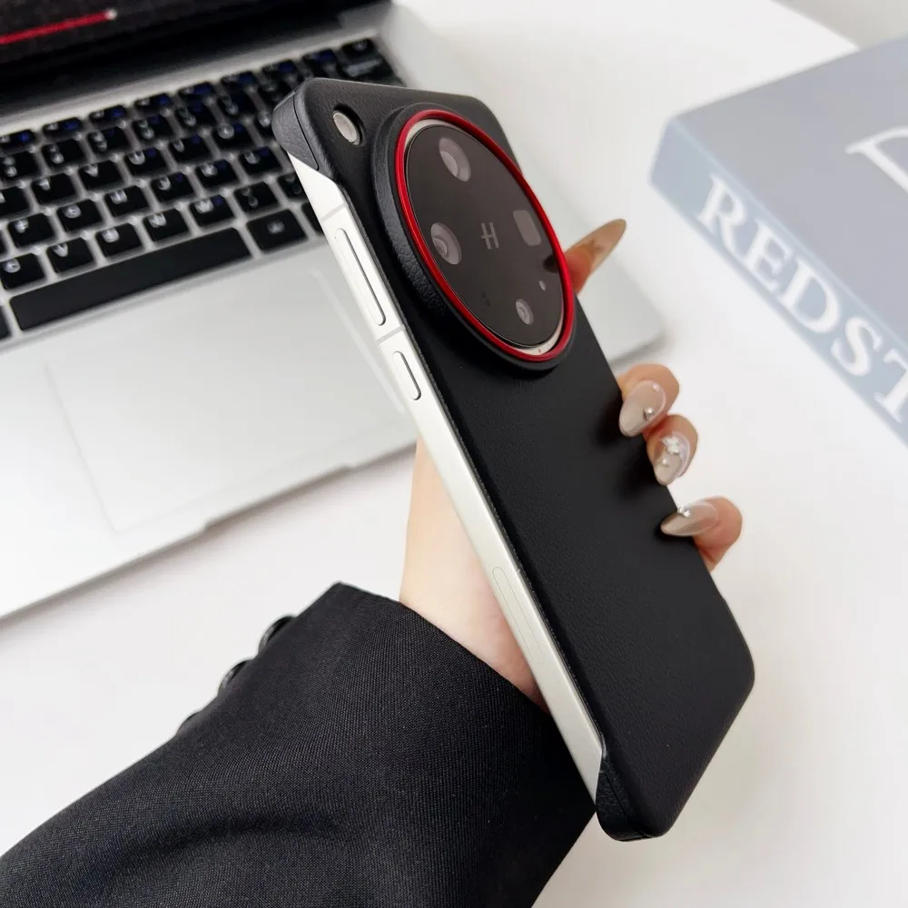 Para OPPO Find X8 Ultra funda dura de cuero PU funda protectora trasera ultrafina para OPPO Find X8 Pro X8Ultra carcasa de teléfono - imagen 5